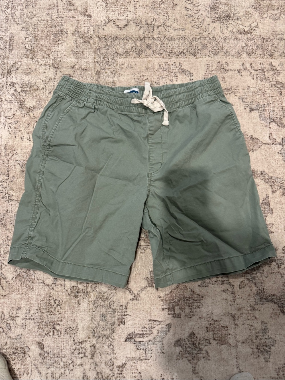 Men's Olive Green Drawstring Casual Shorts old Navy